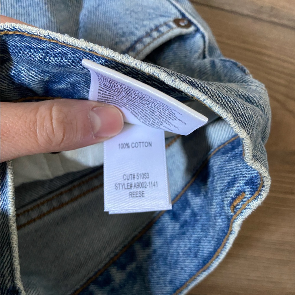 AGOLDE Riley Jean Shorts - Size 26 - Picture 5 of 6